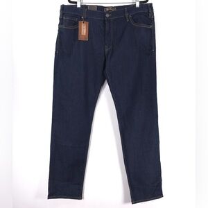 NWT 34 Heritage COURAGE Mid Rise Straight‎ Jeans Soft Stretch 40x34